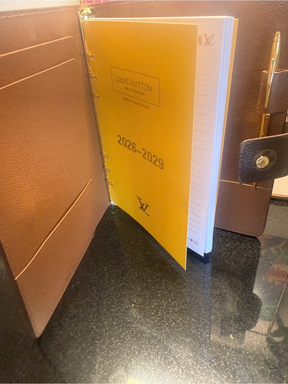 Inspired Monogram agenda with inserts - Picture 16 of 16